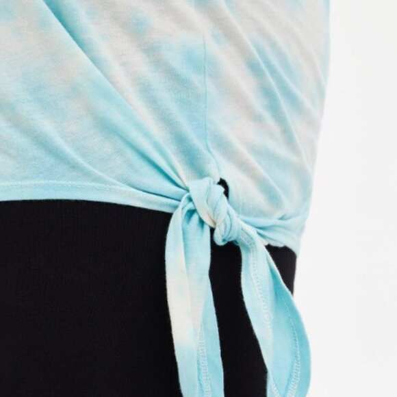 Torrid size 3 Off The Shoulder Tee – Care Bear Blue Tie-Dye - Picture 6 of 10